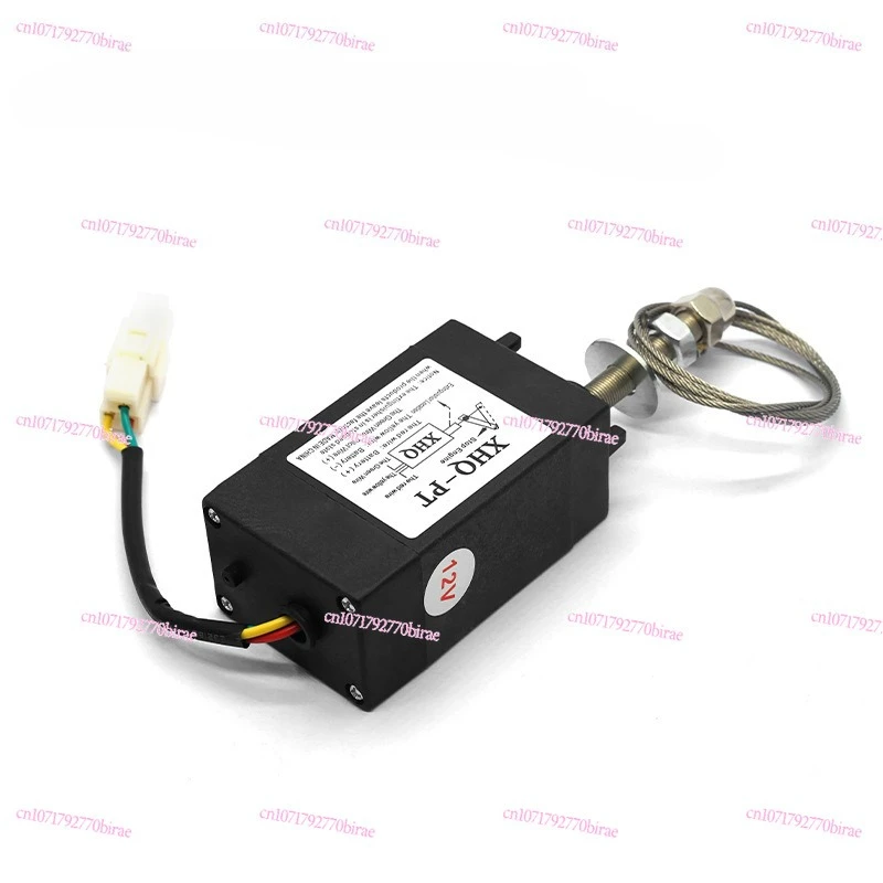 Diesel Engine Electronic Flameout Controller XHQ-PT Oil Cut Off Stop Generator Solenoid Valve 12V/24V