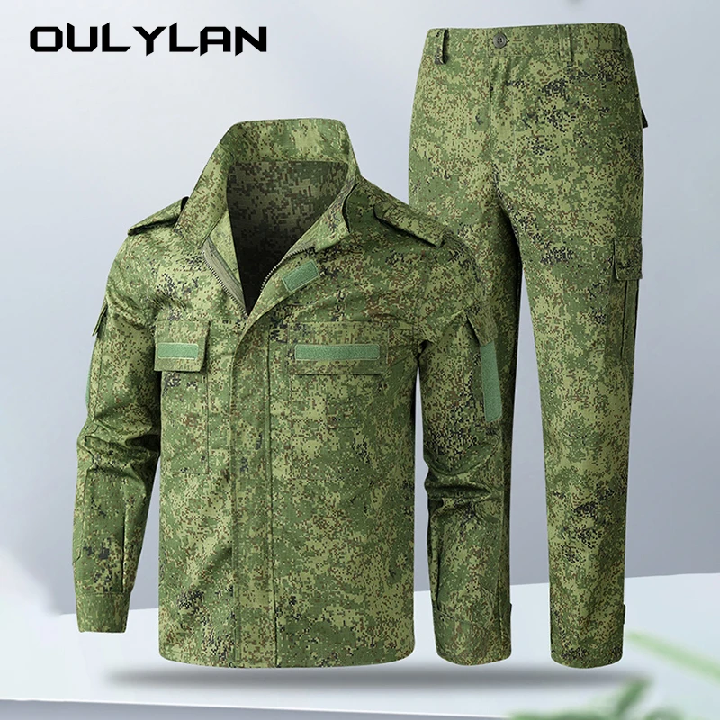 

Little Green Man Camouflage Set Men's Four Seasons Outdoor Mountaineering Stormtrooper Suit Wear Resistant Field Training Suit