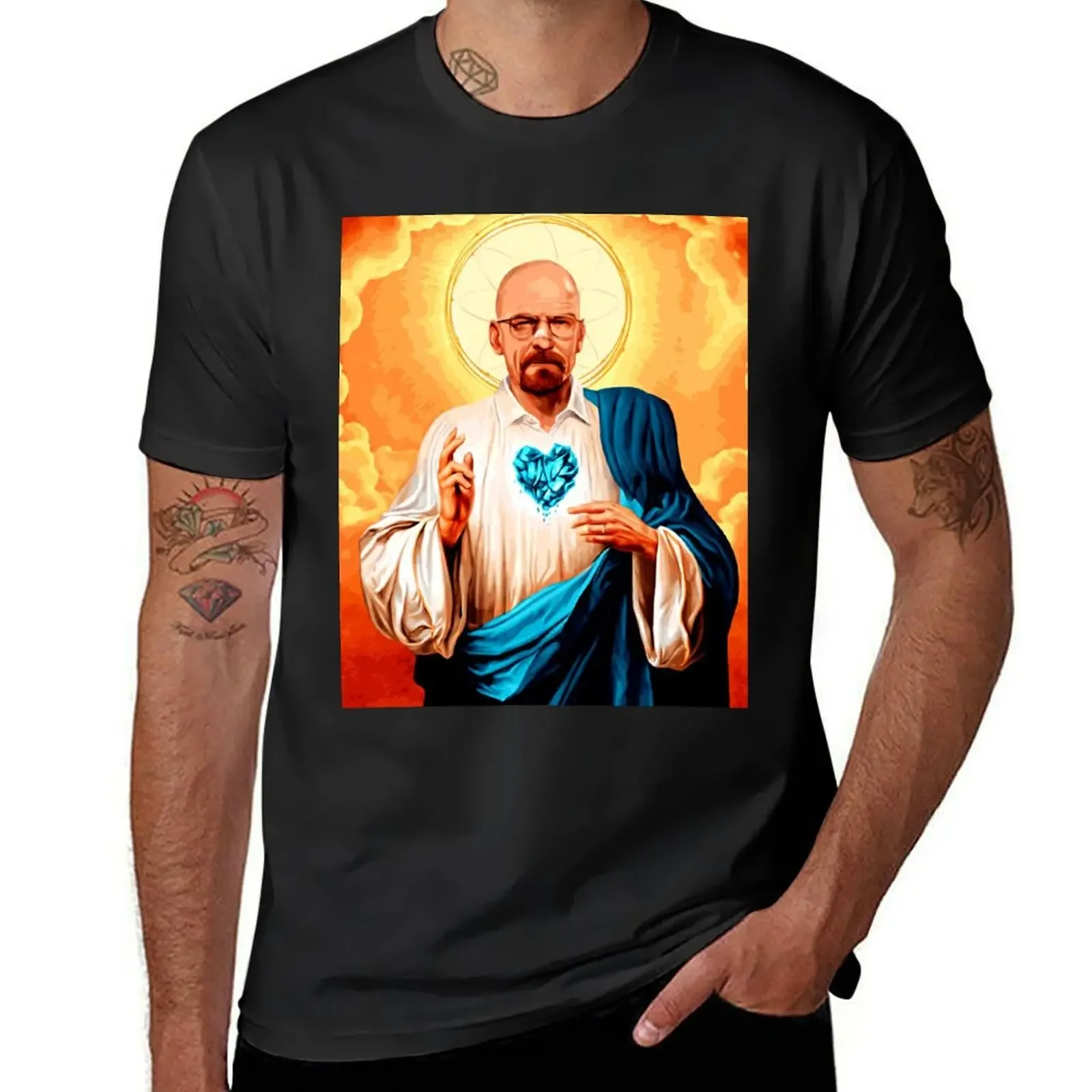 Walter White T-Shirt aesthetic clothes customizeds sublime anime tshirt T-shirt men