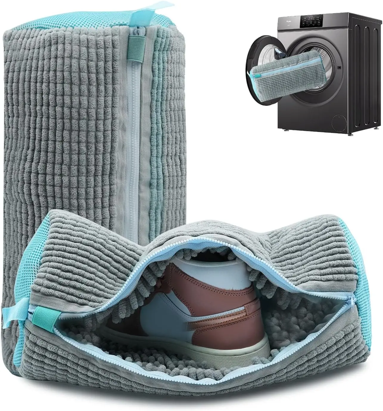 1Pcs Shoe Washing Machine Bag Sneaker Cleaning Laundry Shoe Bag For Washer Dryer Reusable Shoe Washing Bag Shoe Washing Machine