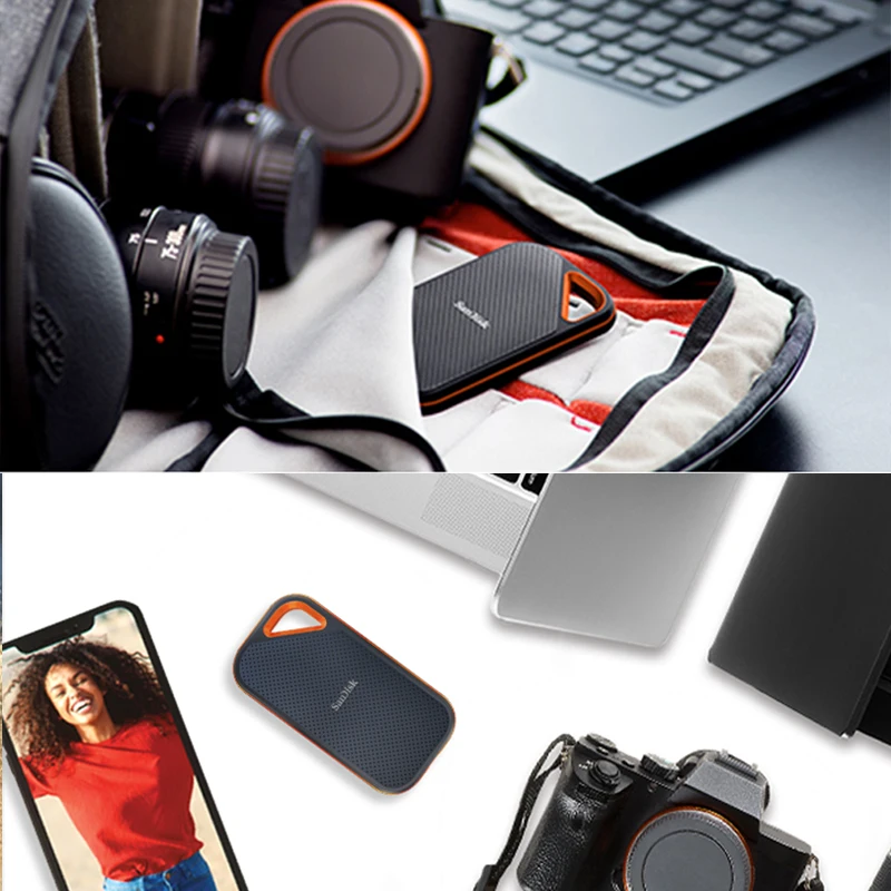 SanDisk Extreme PRO SSD E81 Portable Mobile Hard Disk 4TB 2TB 1TB USB3.2 TypeC/A External Hard For Laptop Solid State Drive