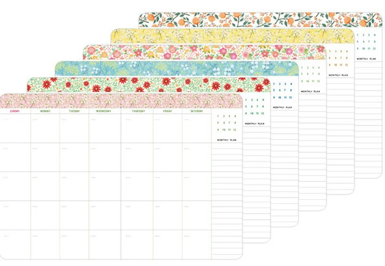 Planer-Agenda, A5/A6, Notizbuch, Papier, wöchentlich, monatlich, Jahresplan, Zeitpläne, Tagebuch, Notizblöcke, Schreibwaren – Detail 11