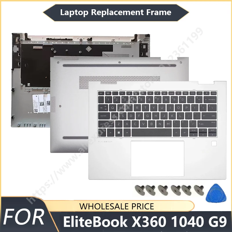 

Repalce Cover For HP EliteBook X360 1040 G9 Laptop case Palmrest Replacement keyboard with backlight