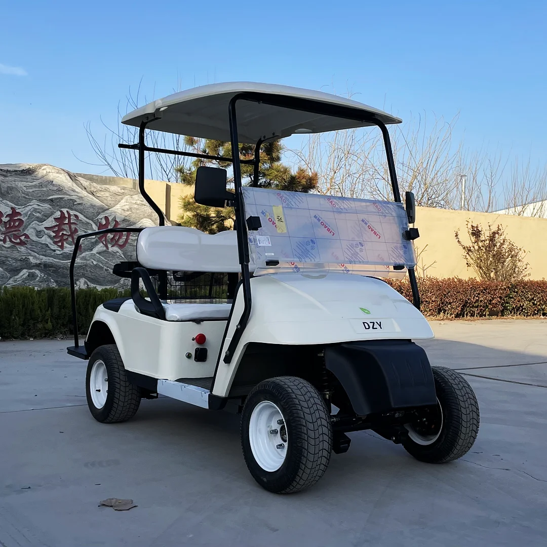 Electric Golf Cart New New Energy Vehicle Electric Four-Wheeler Electric Bus Club Bare Car with Lithium Battery