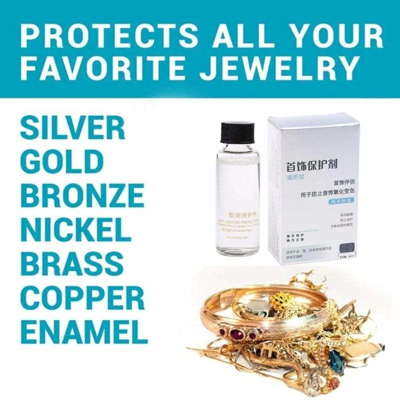 Durable Jewelry Coating Clear Protective Polish Agent Easy to Clean Surface DIY D0LC