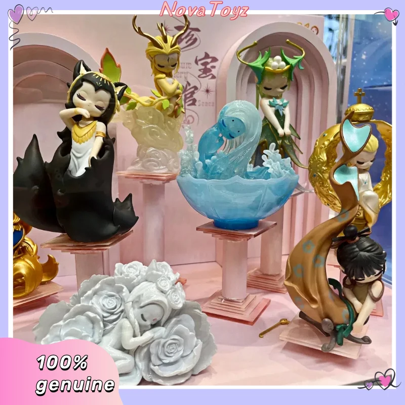 

52toys Sleep The Treasure Gallery Series Blind Box Mystery Box Dolls Kawaii Action Anime Figure Blind Box Toys Gift