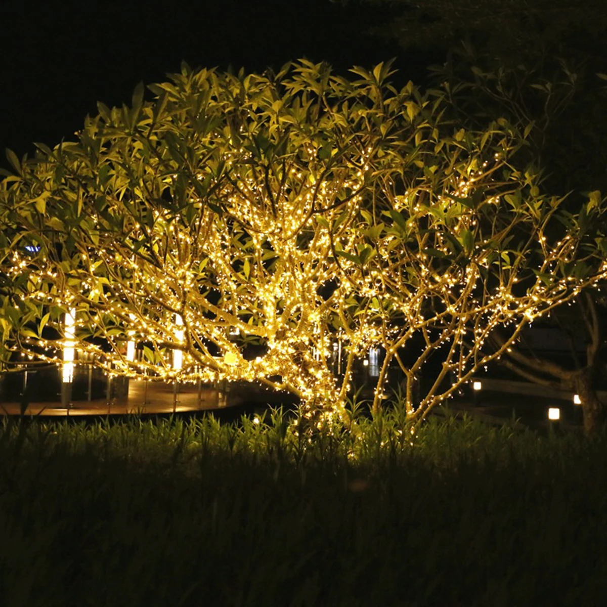 10 متر-100 متر سلسلة أضواء Led الجنية أضواء عيد الميلاد جارلاند لحفلة السنة الجديدة في الهواء الطلق حديقة الشارع شجرة عيد الميلاد الديكور