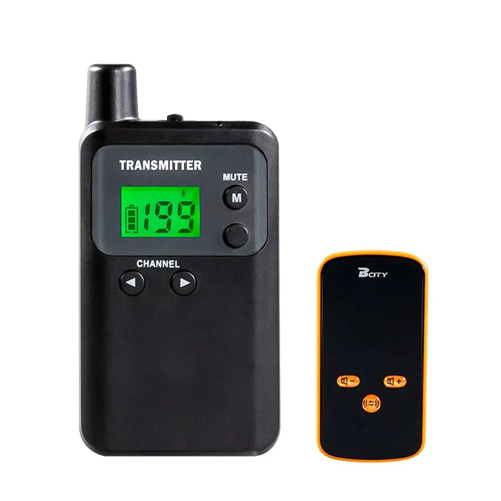 2.4G 무선 투어 가이드 시스템 오디오 위스퍼 장치 소형 마이크 (교회, 박물관, 관광객 그룹, 여행사용)