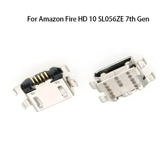 1PC dla Amazon Kindle Fire SL056ZE 7. generacji Akcesoria mobilne USB typu c 5-pinowy port ładowania USB Wtyczka dokująca Złącze ładowarki USB