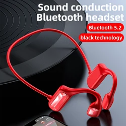 Bone Conduction Ear Hook Earphone Bluetooth Wirelesss Headphones HIFI Stereo Sport Earbuds Headset Hearing Aid With Mic Handfree