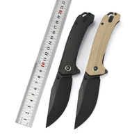 Kesiwo G0040 tactical Folding Knife, 14C28N Blade G10 Handle Outdoor Camping knives, New Survival Hunting EDC Tool Pocket knife