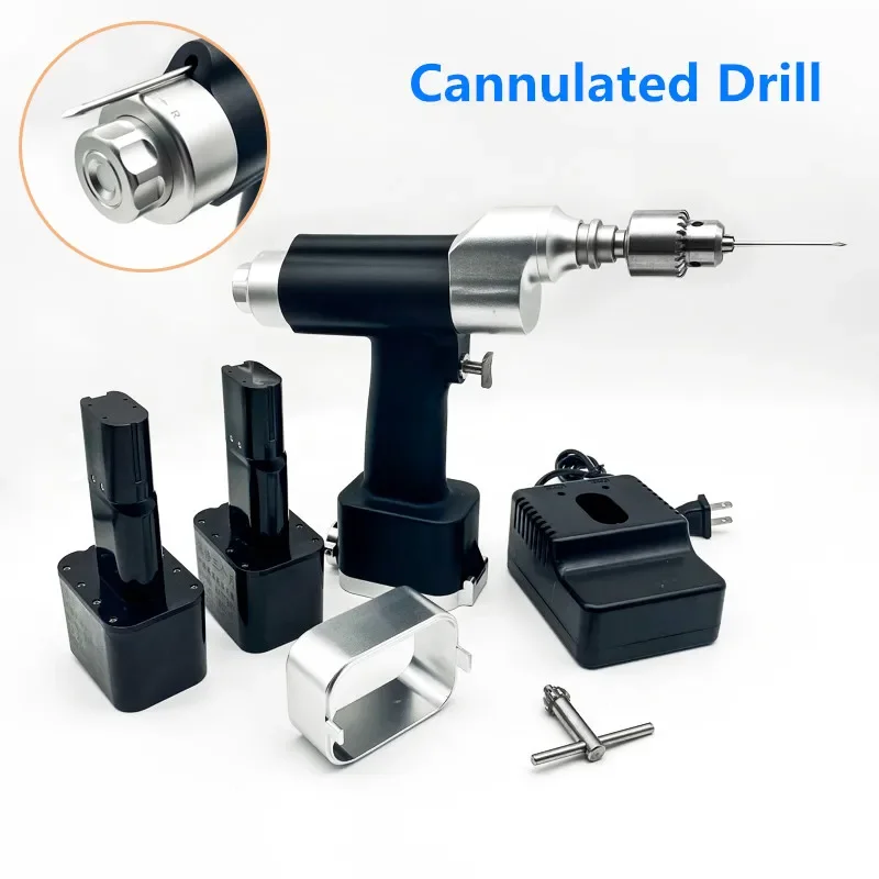 

Orthopedic surgical canulate drill Dual Cannulated Drill Electric bone Drill Orthopedic Veterinary Surgery Instrument