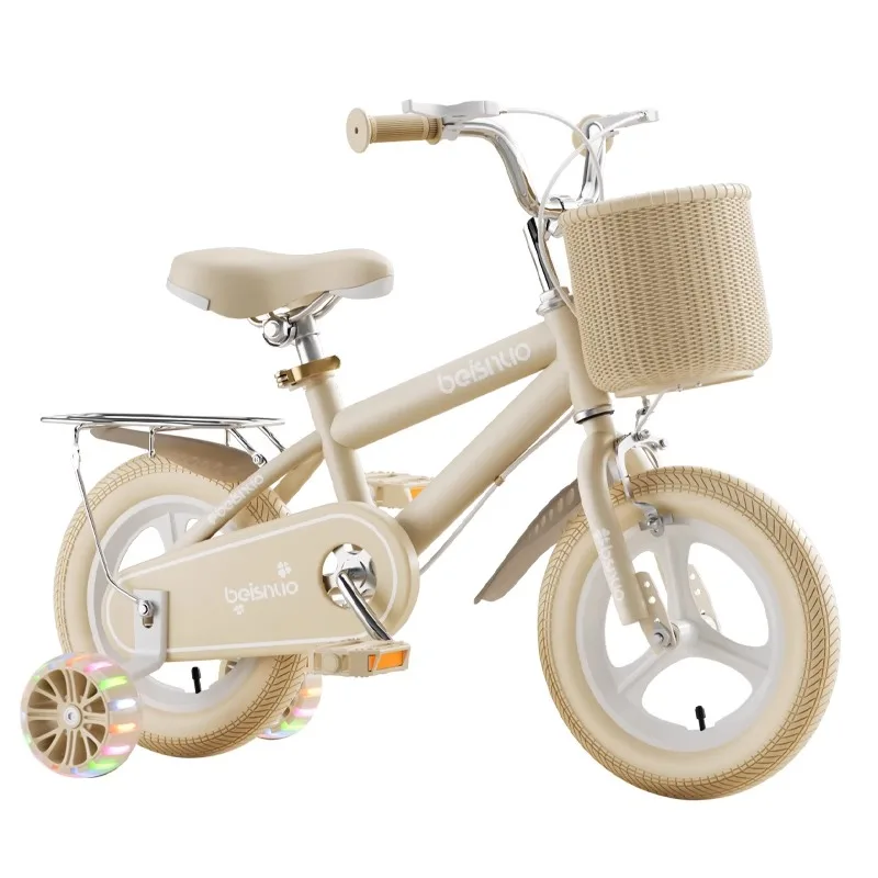 Children Bicycle 3-5-6-9 Years Old Baby Middle and Large Kids Non-Folding Pedal Bike Boys and Girls