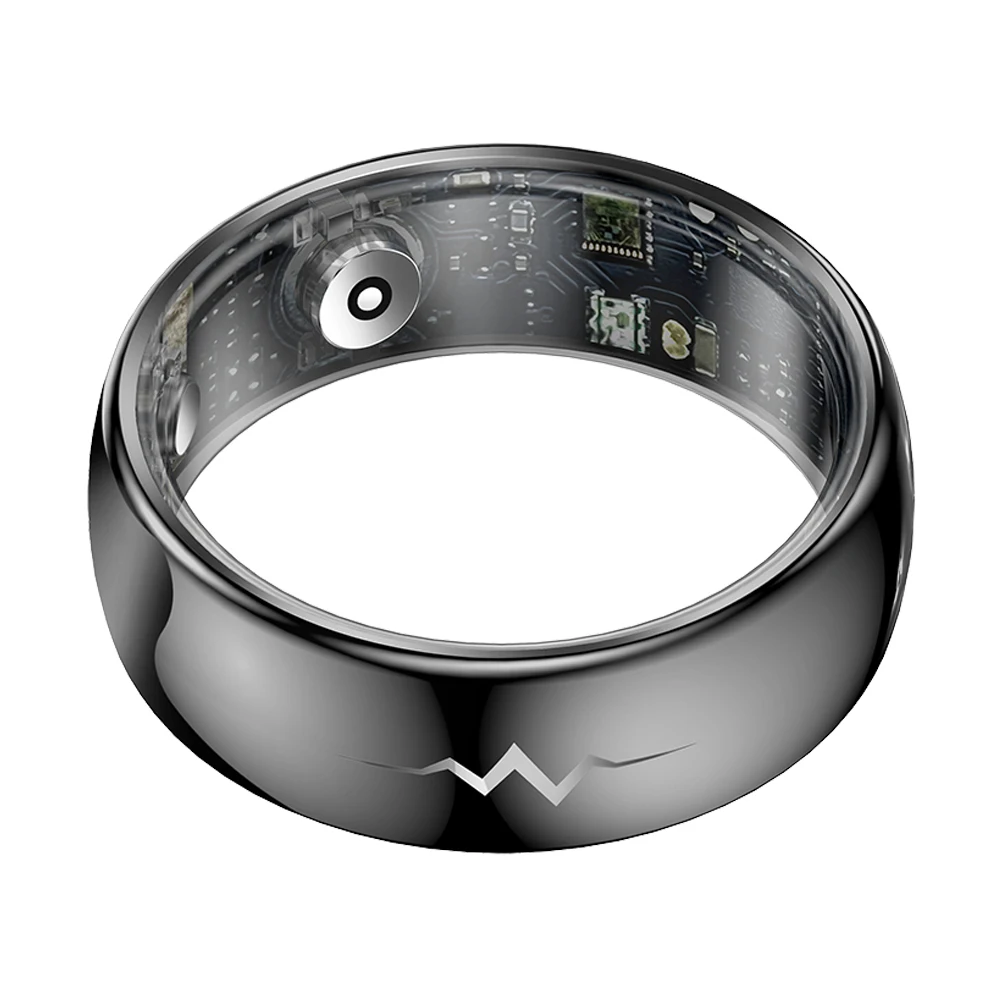 

New ECG Smart Ring Men Women Heart Rate Blood Oxygen Health Sleep Monitoring Multi Sports 5ATM Waterproof Smartring