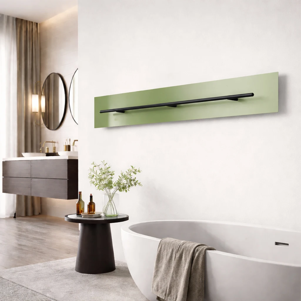 Modern Design Wall Mounted Bathroom Accessories Heated Towel Rail Electric Towel Warmer
