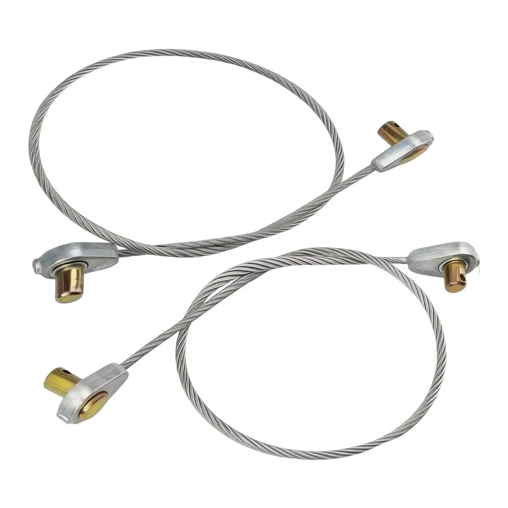 Lawn Mower Deck Lift Cable 16-3/4 Inch Metal Replacement Part For Craftsman For Yard Machines For Tractors Garden Equipment