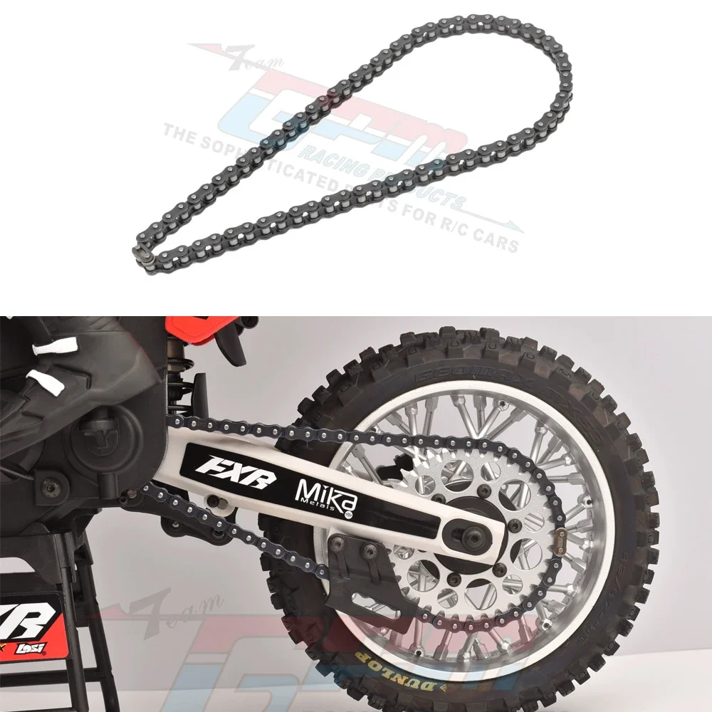 Cadena de acero metálico GPM LOS 262000   Para motocicleta LOSI 1/4 PROMOTO-MX LOS06000 LOS06002, accesorios de actualización