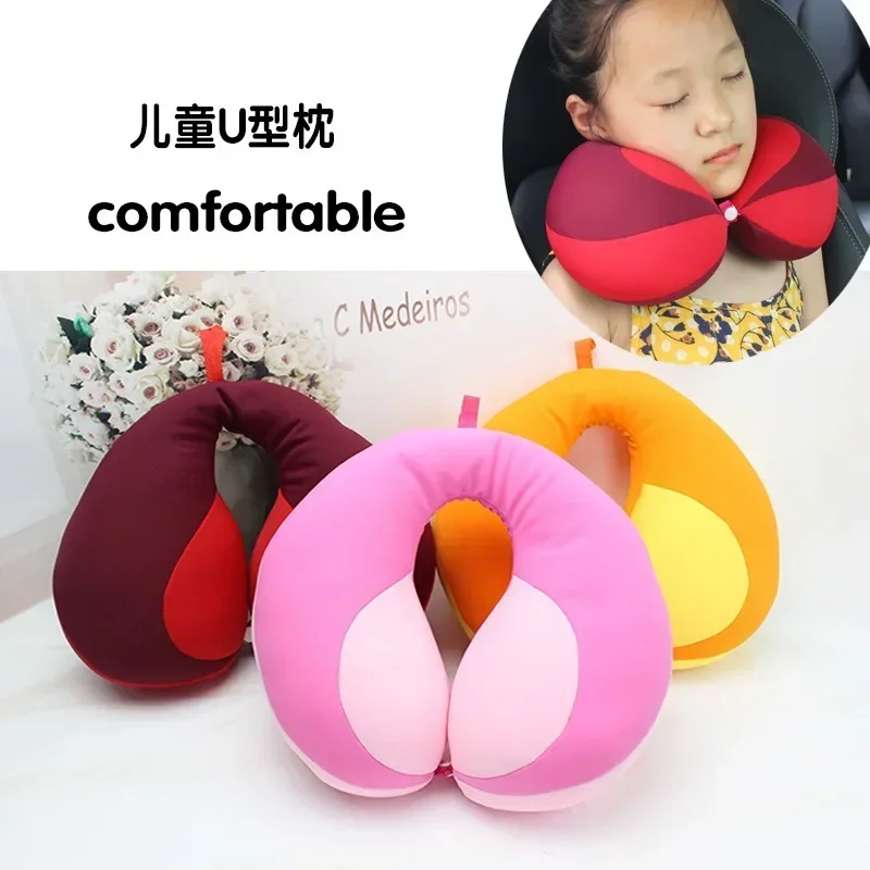 

Baby Pillow for Car Seat Kids Travel Neck Pillow U-Shape Protection Headrest Air Cushion Child Car Seat Head Support