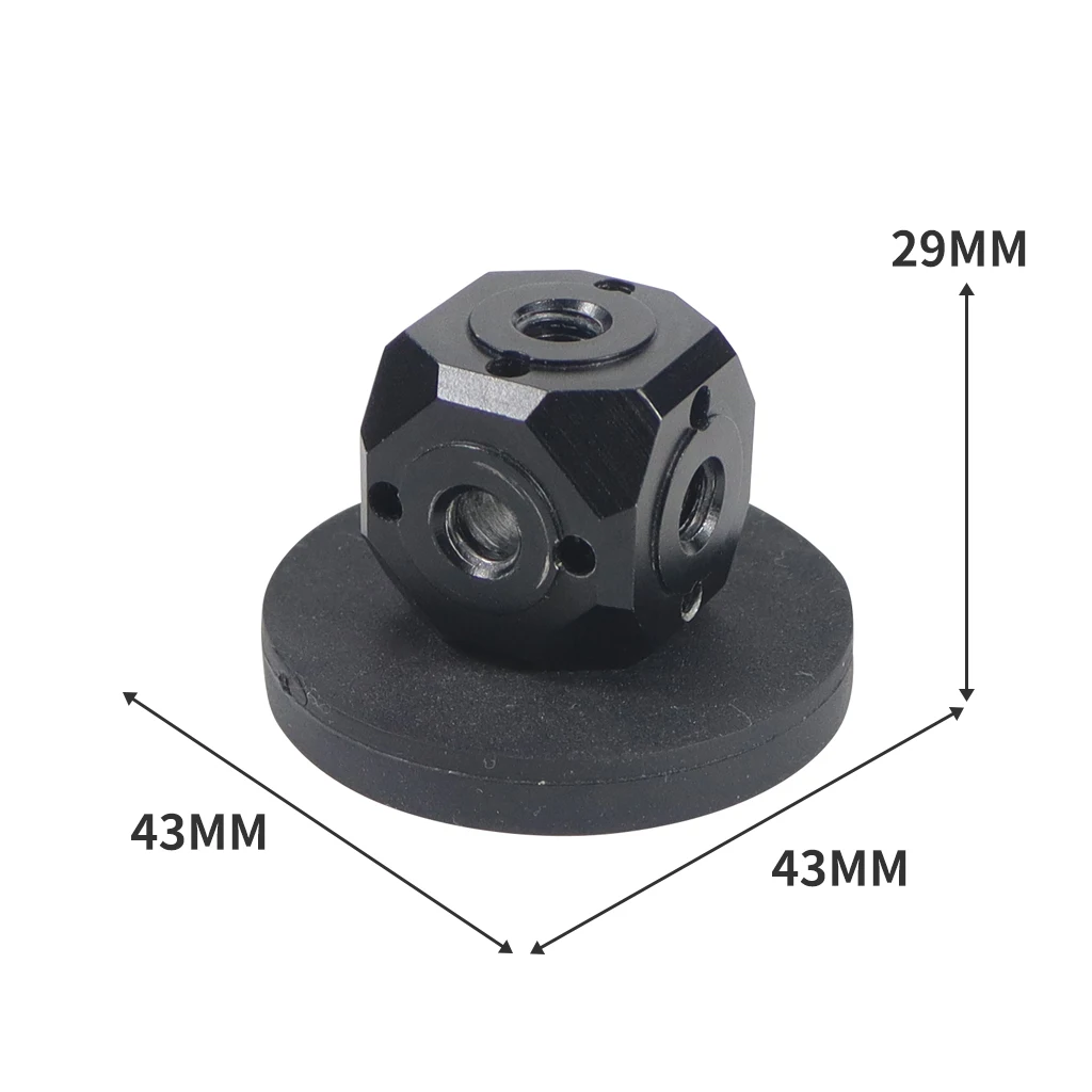 Magnetischer Saugnapf-Erweiterungshalter mit 1/4' und 3/8 Zoll Schraubgewinde für GoPro Hero 11, Insta360 One X3 und DJI OSMO Action-Kameras – Detail 25