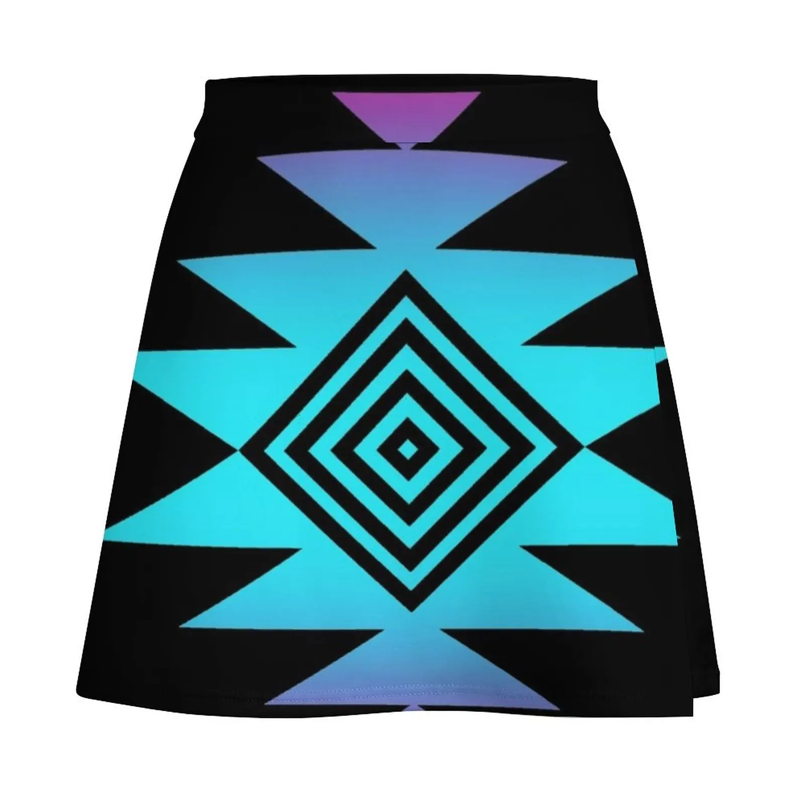 Tribal Design Minirock Minirock für Damen Kleider koreanischer Stil Damenbekleidung Minirock