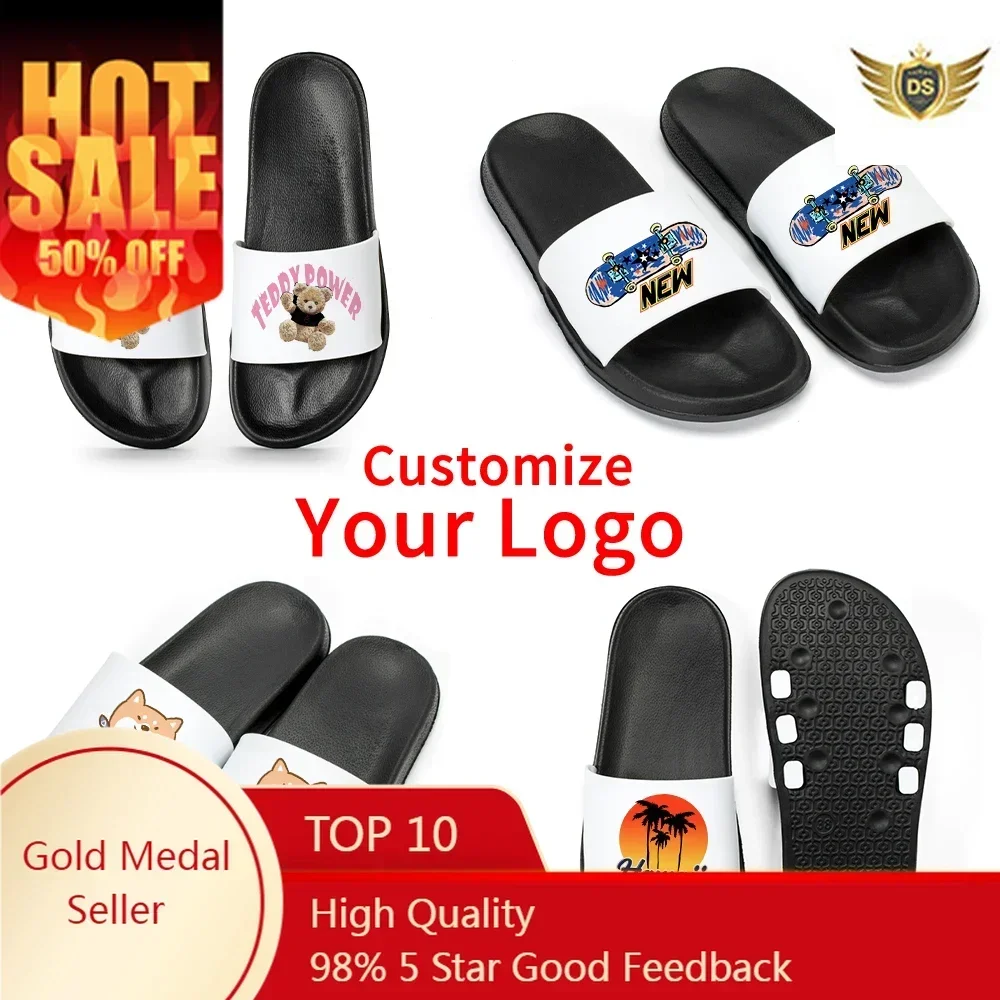 Custom Shoes Customize Photo Slippers Women Personalized Slide Shoes Custom With Logo Women Summer Slippers Indoor Eva Shoes