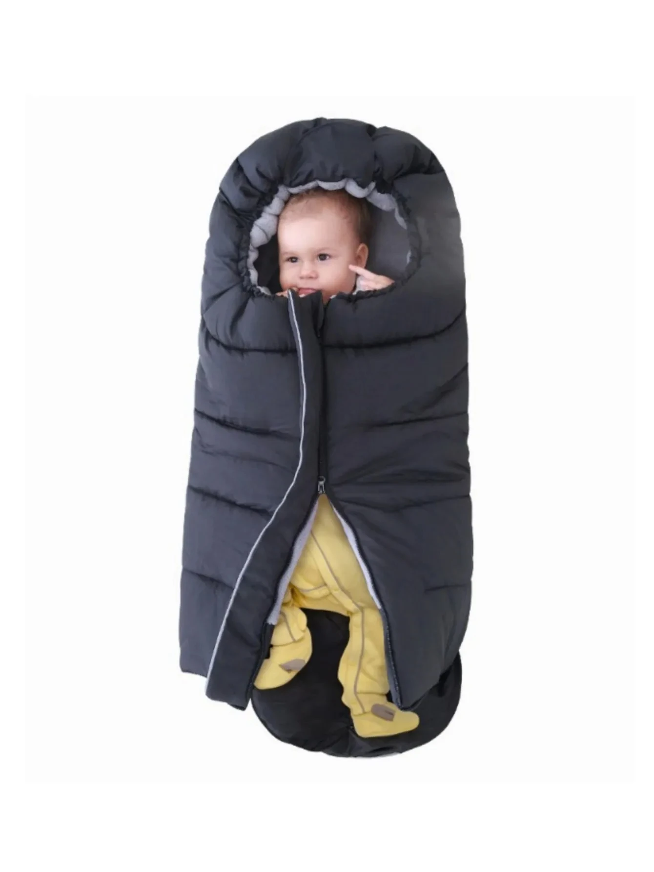 1 buah tas tidur bayi kereta bayi, Kantung tidur selimut musim dingin balita antiair hangat