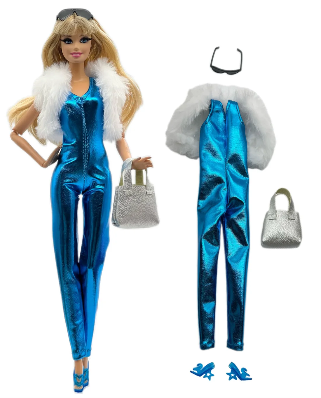Handgemaakte poppenkleertjes verschillende kleuren jumpsuit outfit voor 11,5 inch 30 cm pop Bjd kleding veel stijl cadeaus voor popaccessoires