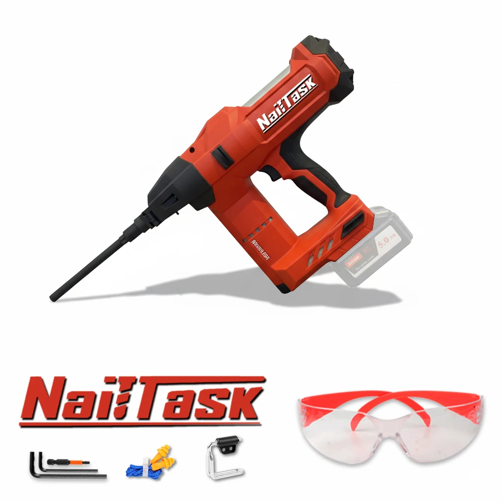 

20V Insulation Fastening Nailer Cordless Electric Nail Gun Compatible with Makita (On Battery) for Securing Insulation Materials