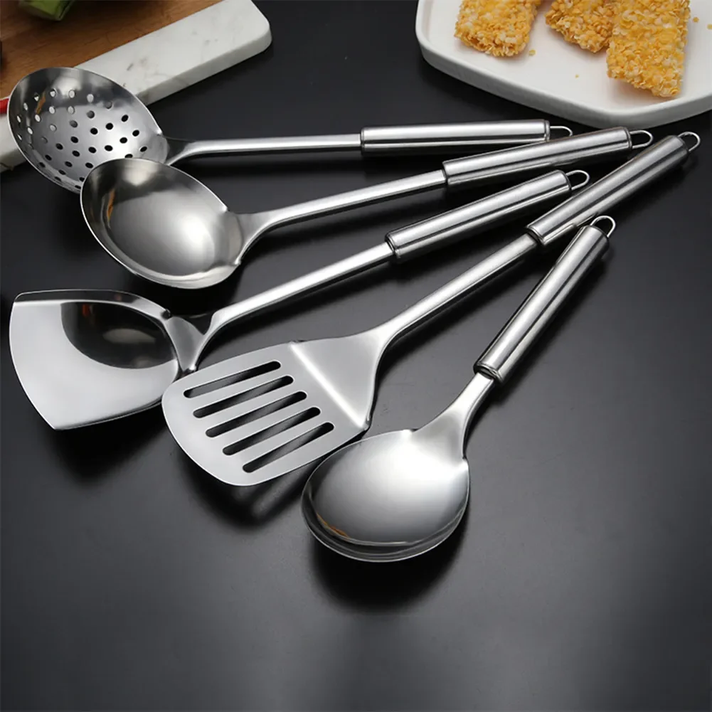 Portable Kitchenware Outdoor Picnic Cooking Shovel Spatula Soup Spoon RV Multifunctional Tableware Camping Car Accessories