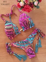 RUOTONGSEPT-Bikini para mujer, traje de baño Sexy para mujer, conjunto de Bikinis con realce, traje de baño para mujer 2022