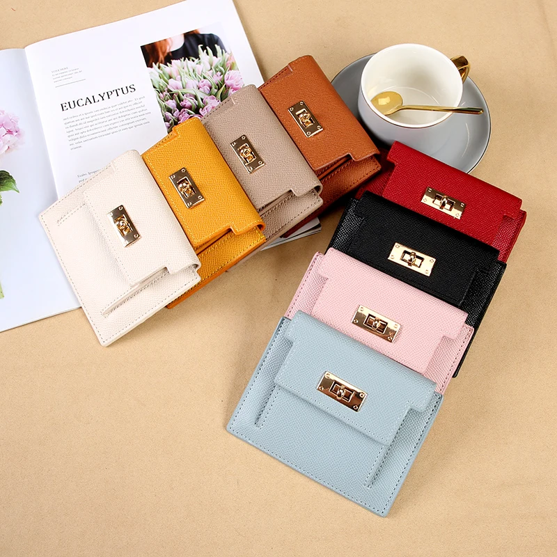 New Solid Color High Appearance Storage Wallet Fashionable Girl Cute Advanced Zero Wallet