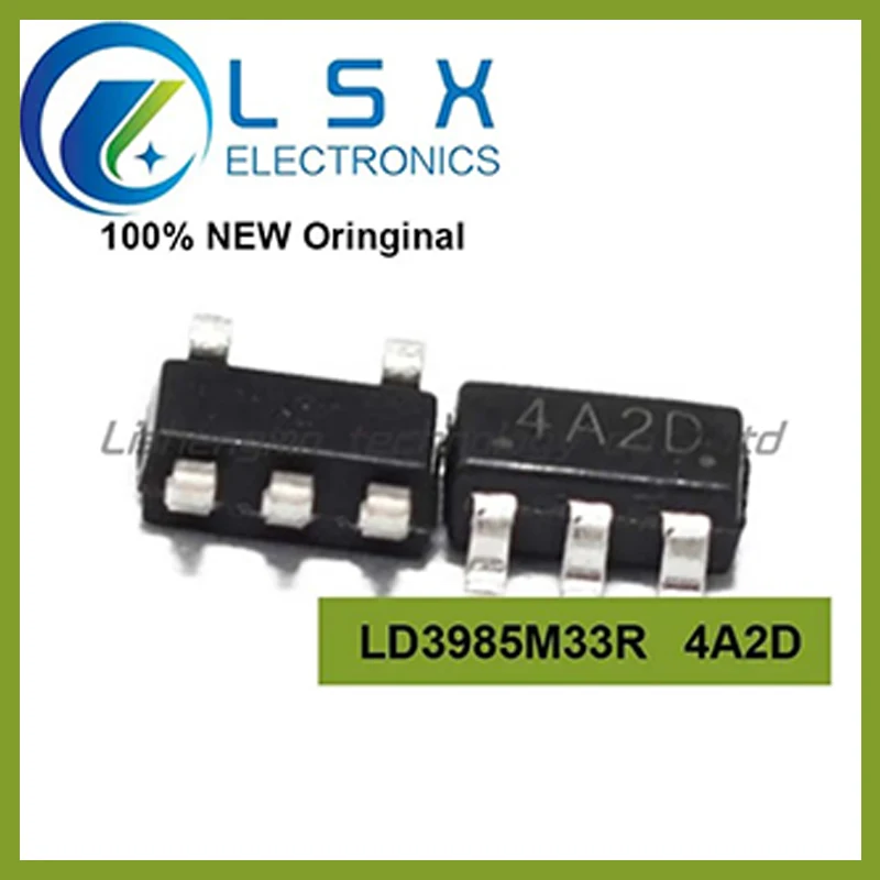 10pcs LD3985M33R 4A2D SOT23-5 3.3V Voltage stabilizer