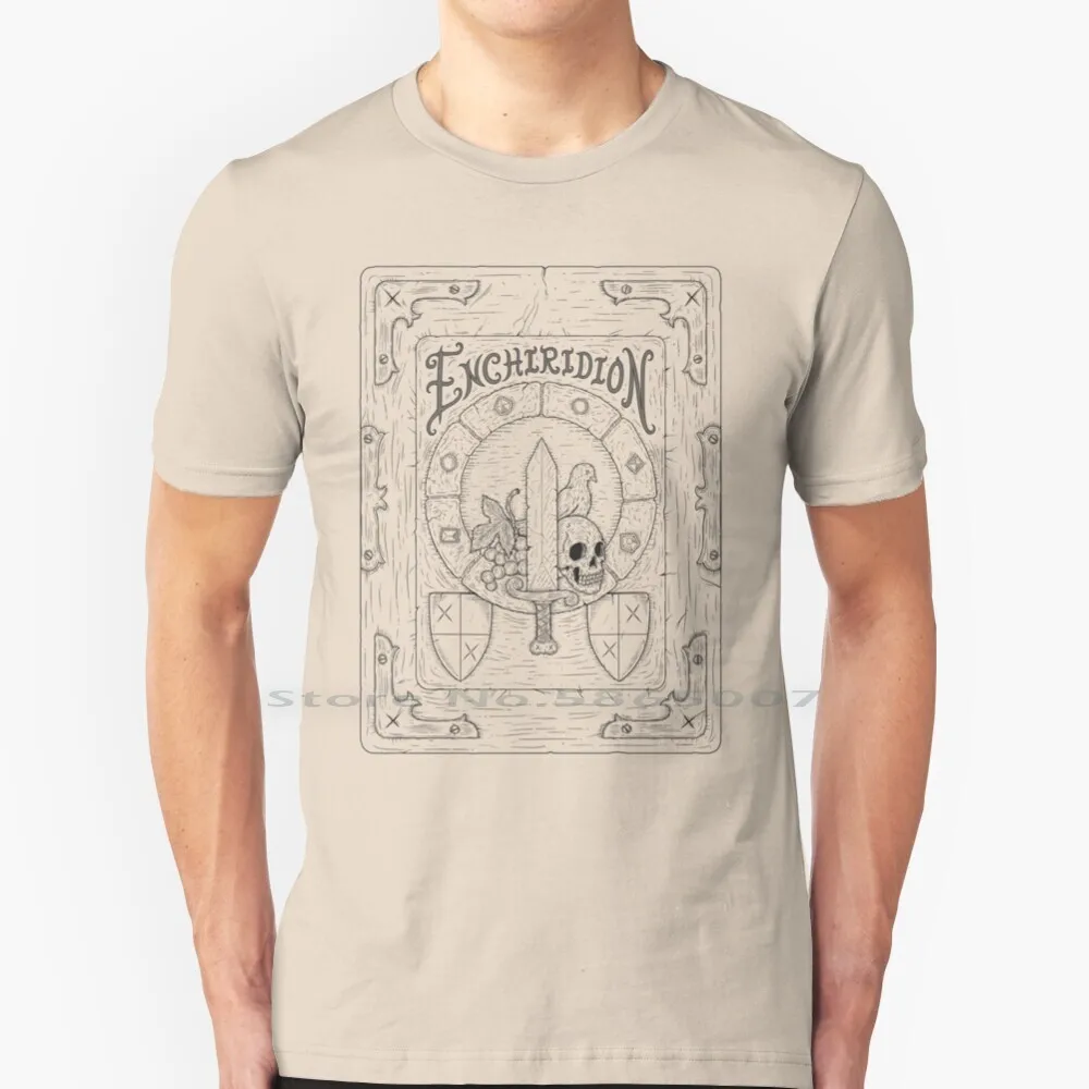 Enchiridion Lines T Shirt 100% Cotton Adventure Time Enchiridion Firebrander Cartoons Big Size 6xl Tee Gift Fashion