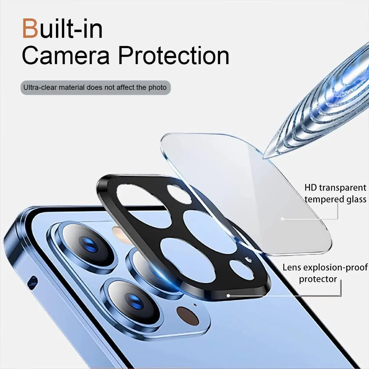 حافظة هاتف مغناطيسية معدنية مضادة للزجاج على الوجهين لهاتف آيفون 17Pro Max 17Air 16Pro 15 14Plus 13 12 11 Pro #4