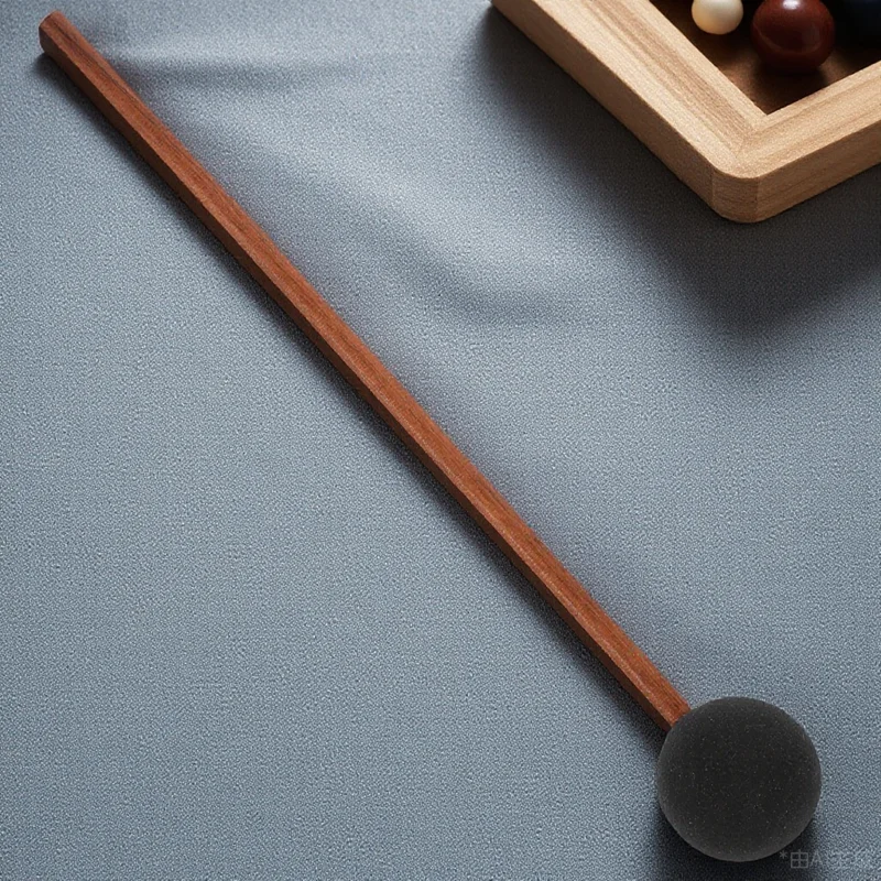 

1pcs Whale Singing Friction Resonance Marimba Wooden Long Handle For Music Performance Gong Resonant Percussion Instrument