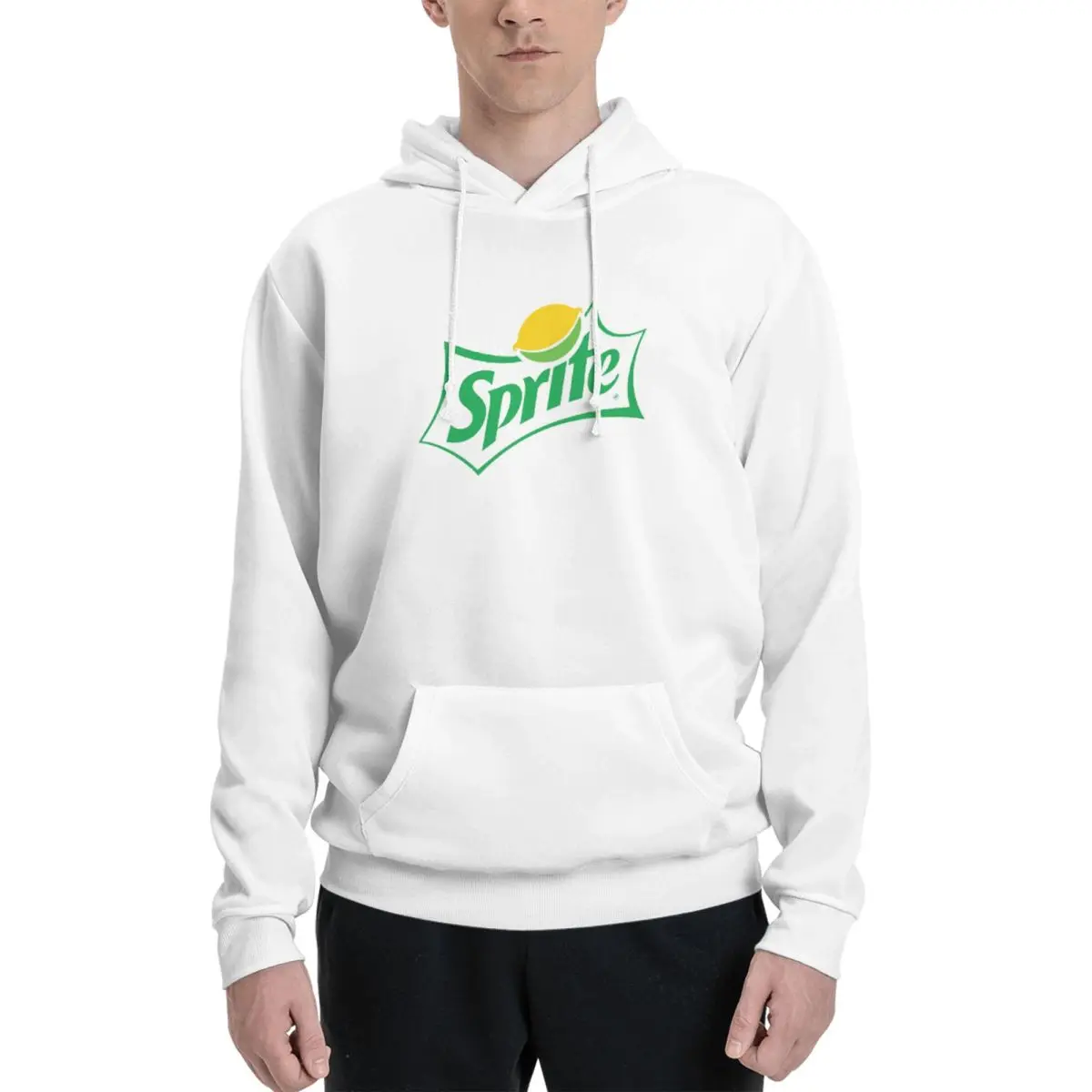 

Толстовки с оригинальным логотипом Sprite, пуловер в стиле Харадзюку, осень-зима, мужские и женские толстовки, топы с длинными рукавами