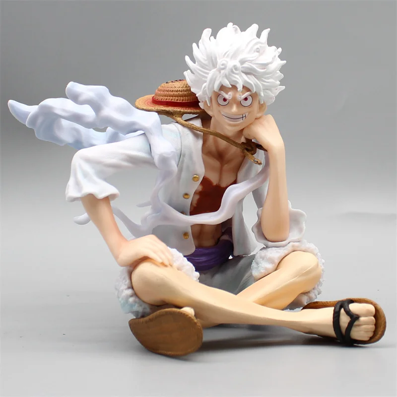 

One Piece Gk Sitting Nica Fifth Gear Road Flying Sun Divine Hand Office Desktop Decoration Model Pendant Anime Surrounding Doll