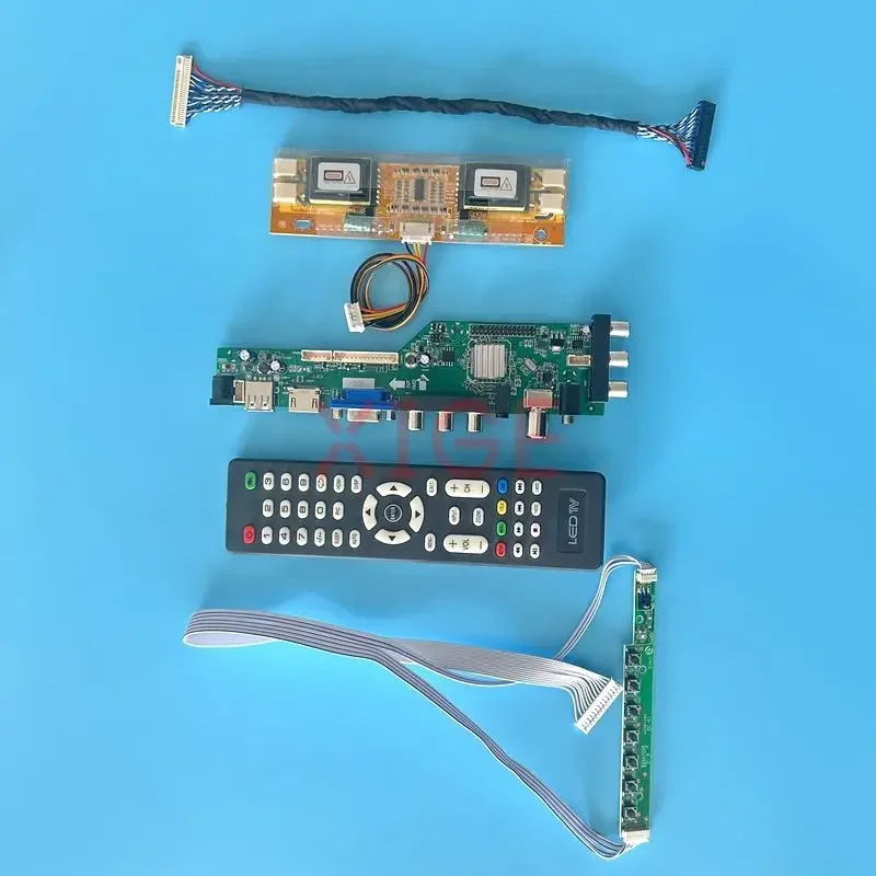 

For LTM170EH LTM170EU LTM170EX LCD Driver Board Kit DIY Digital Signal DVB 4CCFL IR+AV+USB+HDMI+VGA 30Pin LVDS Monitor 1280*1024