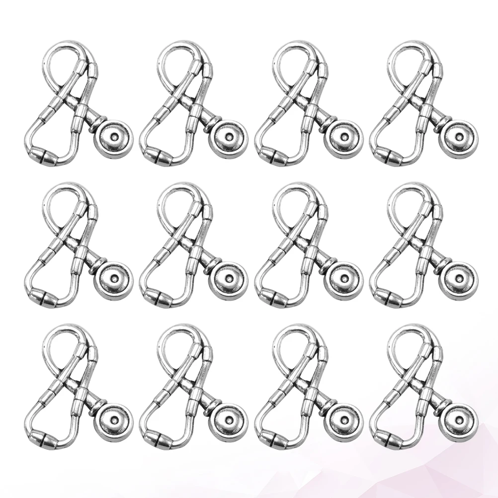

50pcs Retro Alloy Jewelry Charms Simple Stylish for Necklace Bracelet DIY Accessories Pendant Making Crafts Jewelry Parts