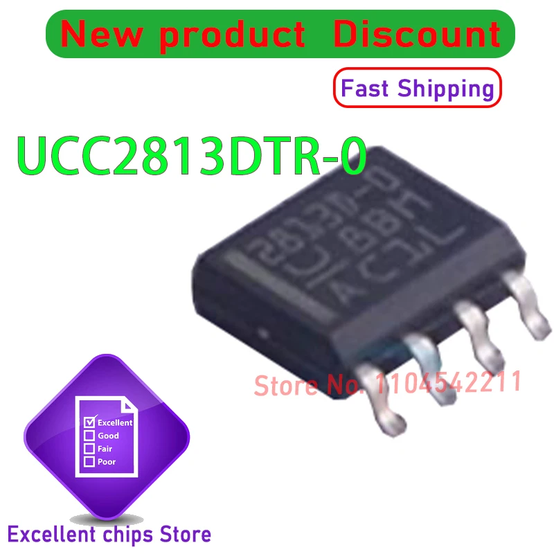 UCC2813DTR-0 UCC2813 Logo 2813D-0 SOP8 New Original in Stock  10PCS/LOT
