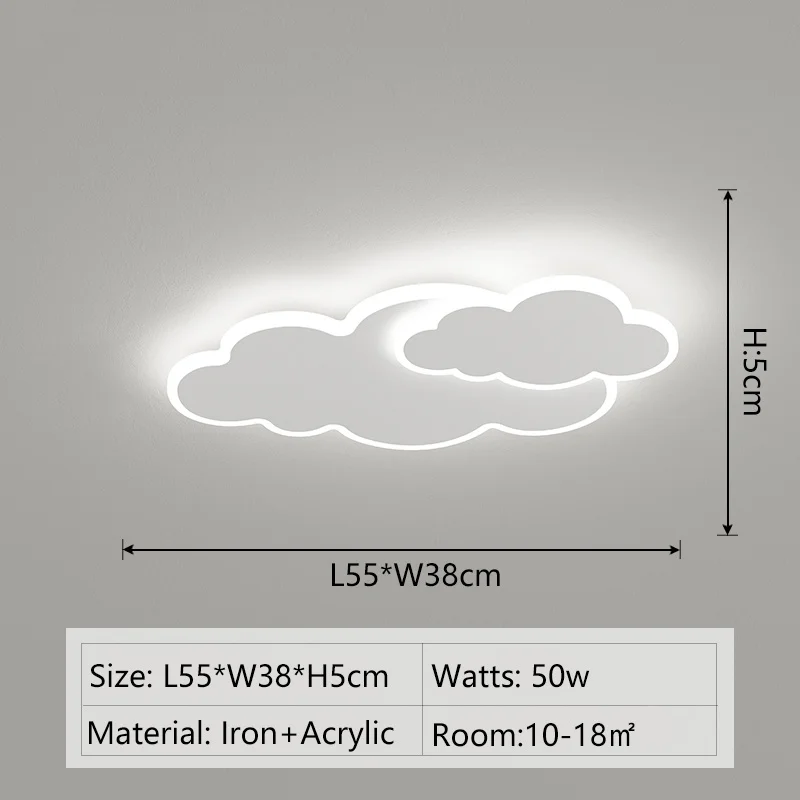 Clouds Led Ceiling Lights For Decoration bedroom children\'s room Led lamp Ceiling light indoor lighting Ceiling Lamp AC110-220V