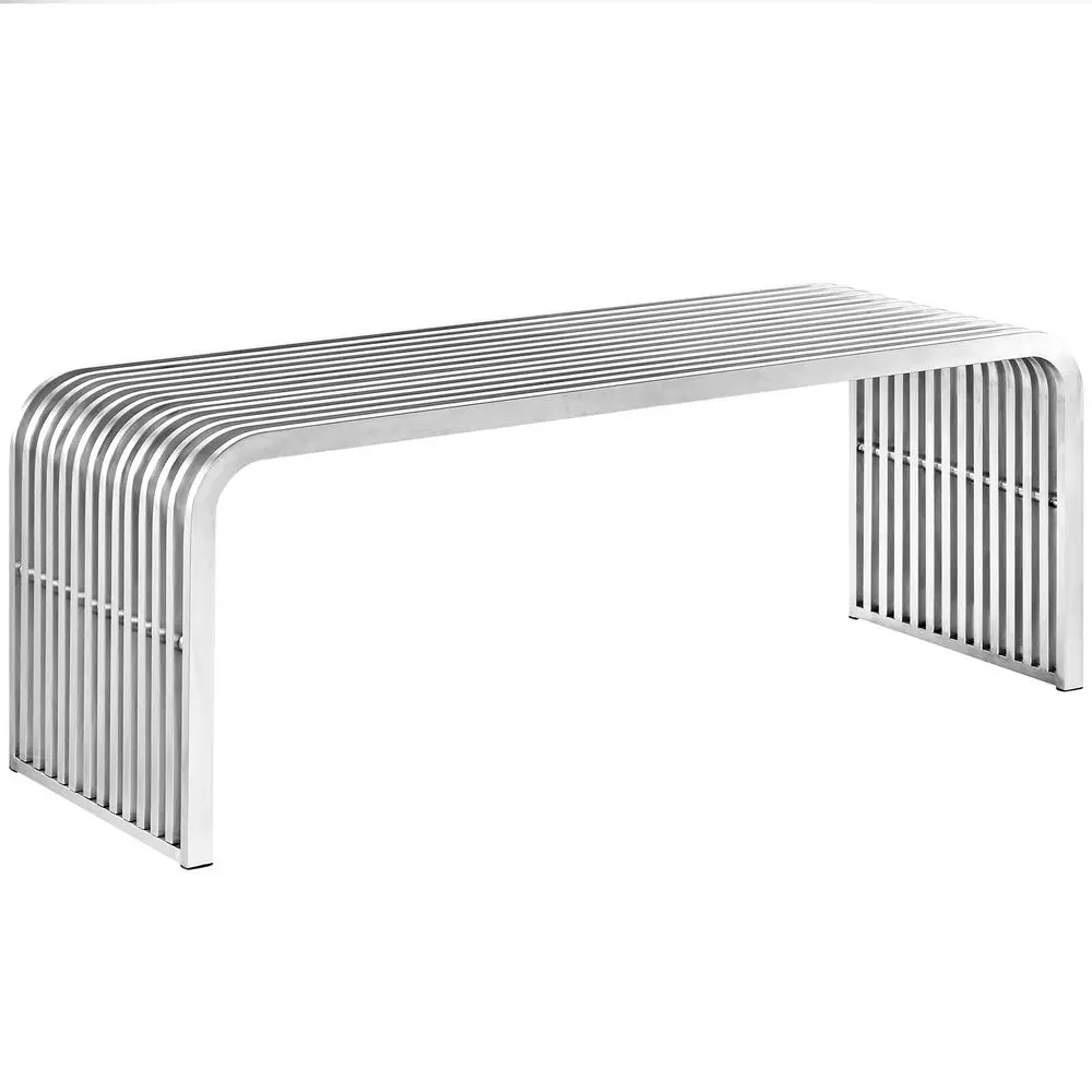 

Orchard Park Solid Wood 76 Dining Bench, Light Gray