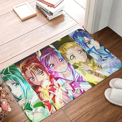 Pretty Cure Precure Princess Anime Non-slip Doormat YES Mint Aqua Dream Lemonade Rouge Carpet Bath Kitchen Mat Prayer Home