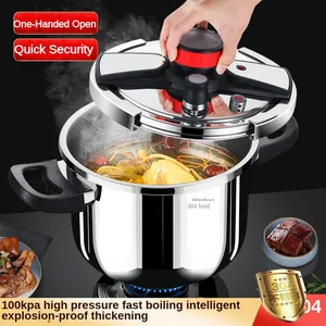 Düdüklü tencere, 304 paslanmaz çelik ocak, mutfak Tenceresi, aile için, Ev, Kamp, açık havada, Güvenli, Hızlı, 5L, 6L Düdüklü tencerede 6 büyük satış. 4 numaralı ütüden