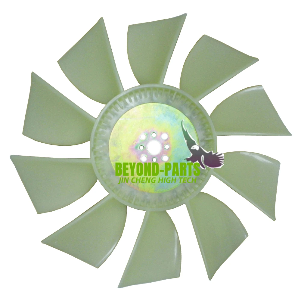 

R130-3 Excavator Spare Parts Engine Fan 8 Holes 10 Blade