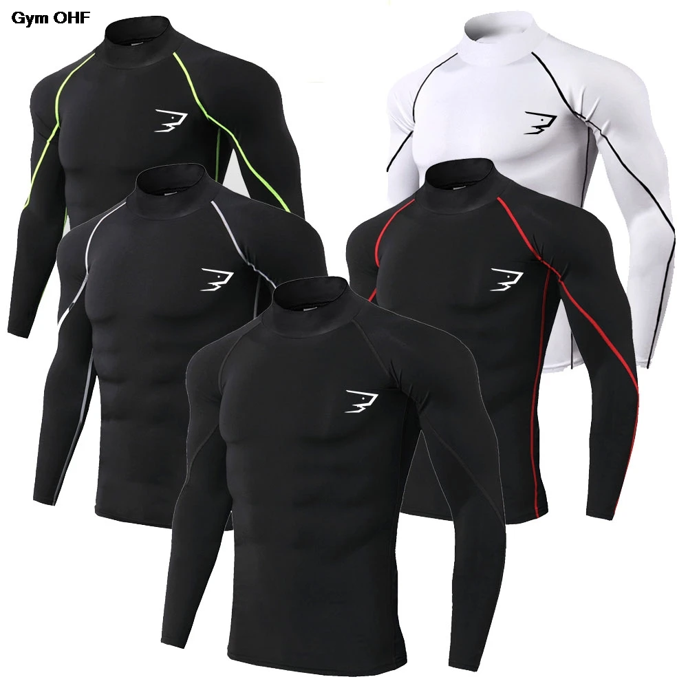New Compression T-shirt Men Summer Sportswear Homme Tops Tee Training Sport Clothing Gym Fitness Jersey Tights Running T Shirt