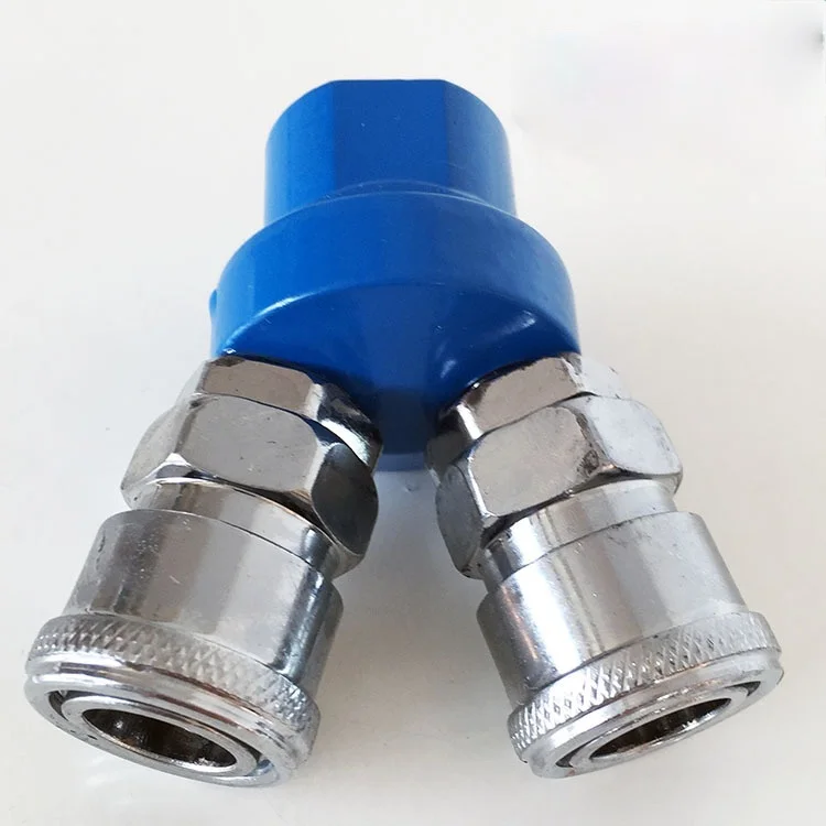 

Pneumatic C Type Quick Coupling SMY Round Tee SMV Round Two Vent Pipe Quick Release Compressor Air