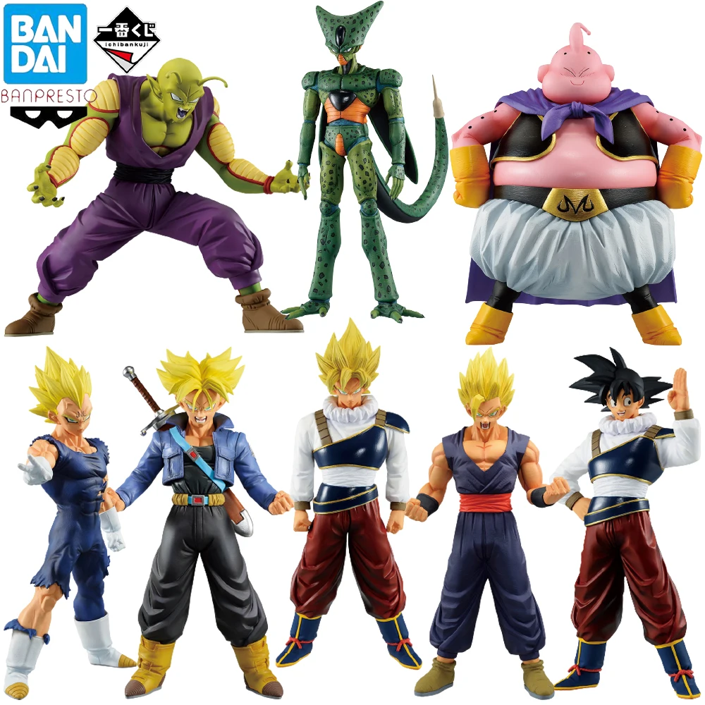 

In Stock Original Banpresto Ichiban Kuji Dragon Ball Son Goku Vegeta Son Gohan Buu Piccolo Trunks Figure Anime Genuine Model