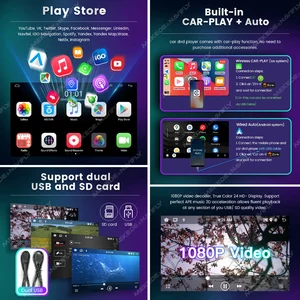 Leitor multimídia automotivo Android 13, 2Din, rádio, Carplay, Peugeot 307, Volkswagen Golf, Polo, Passat, B5, MK5, Bora, MK4, MK3, GPS, BT 12 principais vendas multimídia vw bora - №3