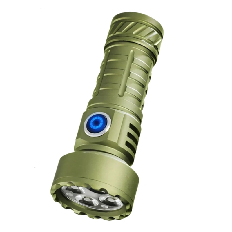 Outdoor Flashlight Portable Design Multiple Light Option Shockproof Waterproof for Professional and Hobbyists